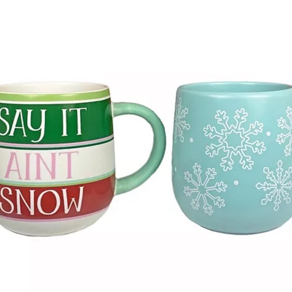 Other - 🌲2 FOR $30🌲 Nicholas Square® Say It Ain't Snow & Snow Mug Set